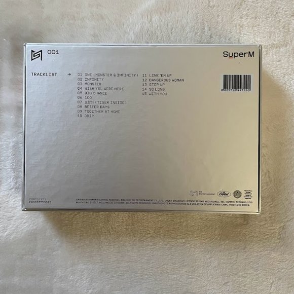 SuperM Super One KPop Album w/ Photo Book, Poster, Photo Cards, Mini Book, CD - Picture 11 of 11